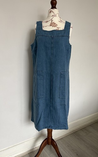 Seasalt calican denim pinafore - seasalt,