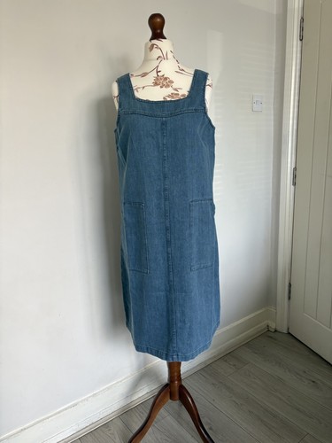 Seasalt calican denim pinafore - calican,